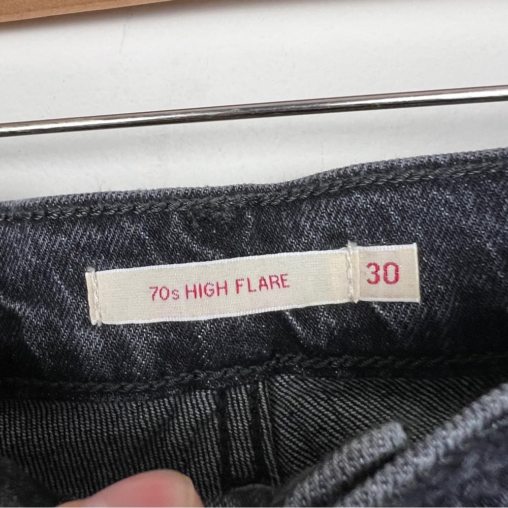 Free People Black Flare & Wide Leg Jeans - Picture 5 of 7